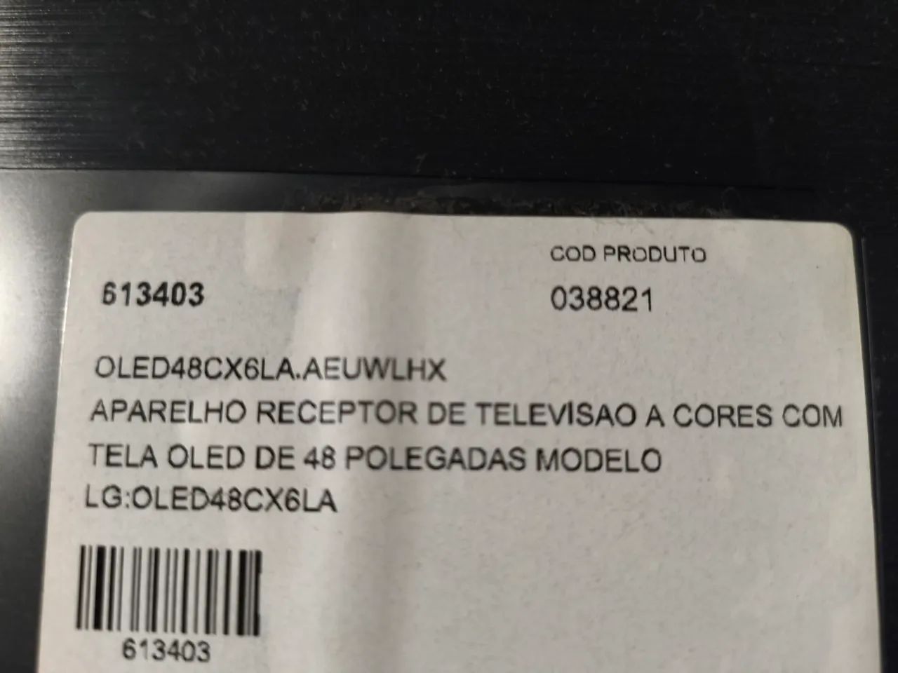 TV OLED 48CX com defeito na imagem - Foto 5