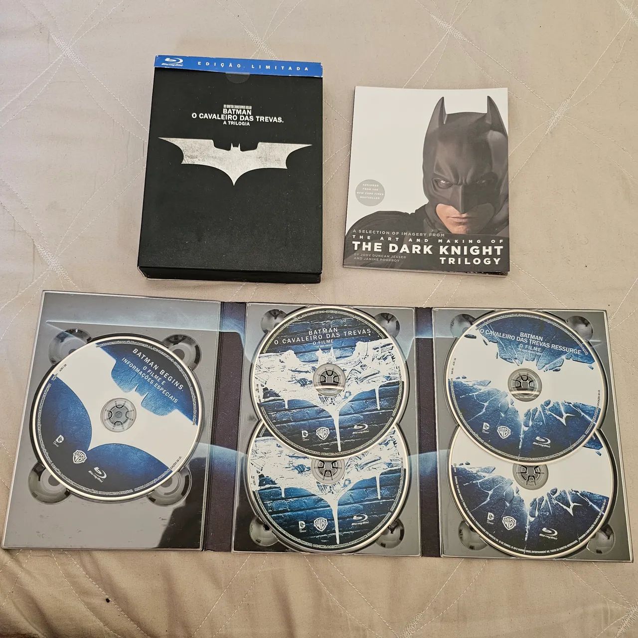 Blu ray trilogia Batman cavaleiro das trevas - Foto 3