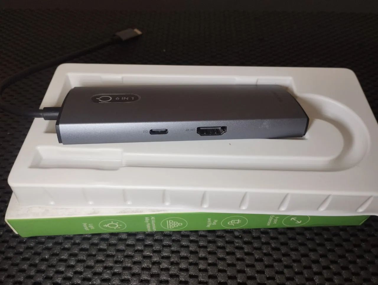 HUB USB-C 6 em 1 Rocoren Aurora - Potência, Velocidade e Conectividade em um Só Produto! - Foto 5