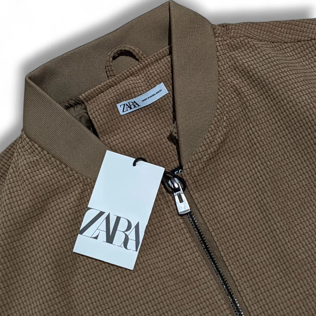 Jaqueta Jacquard de algodão Zara - Roupas - Jardim Santa Cruz