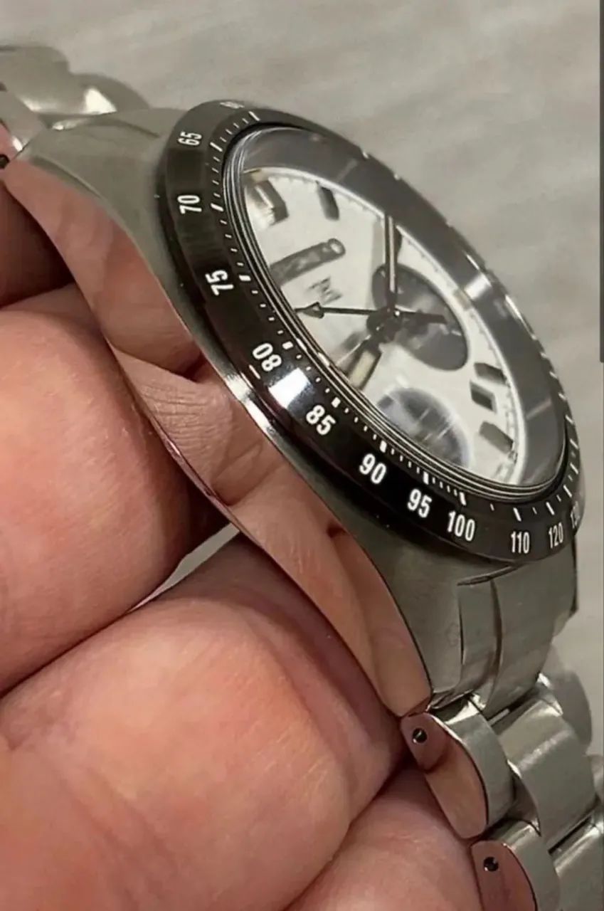 IMPERDÍVEL Seiko Speedtimer Panda Crono SSC961 - Foto 4