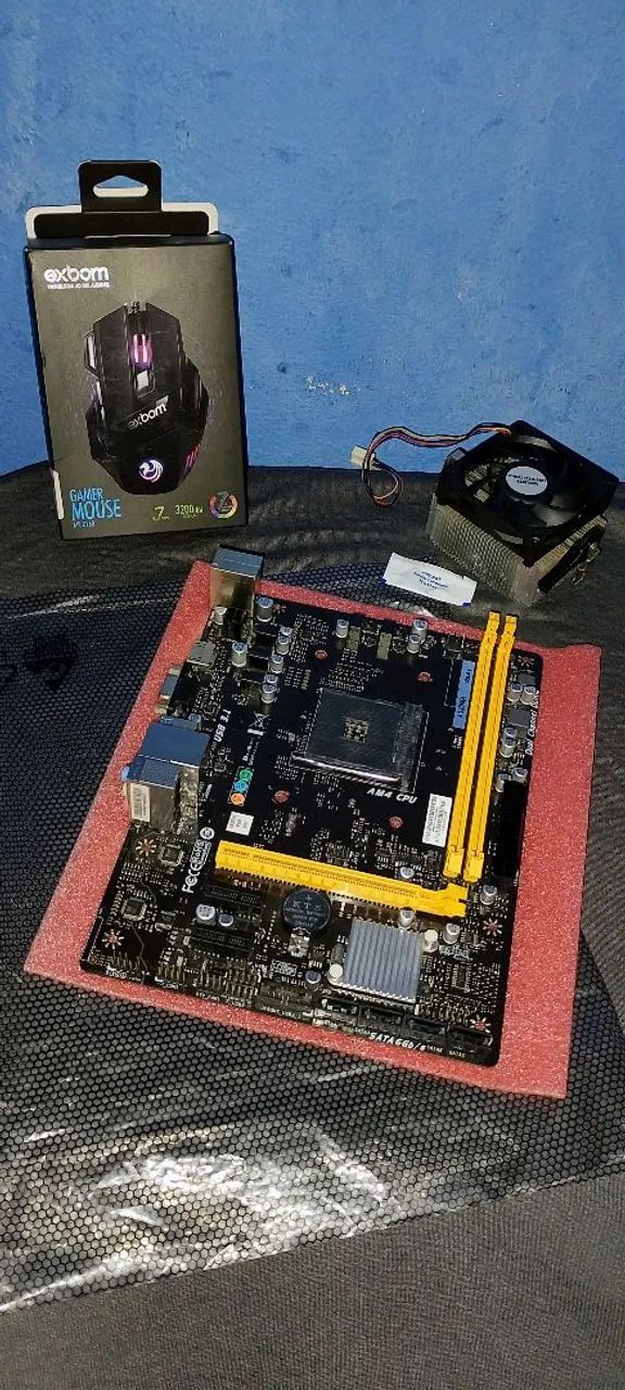 KIT A320m Asrock AM4 DD4. LER DESCRIÇÃO - Foto 2