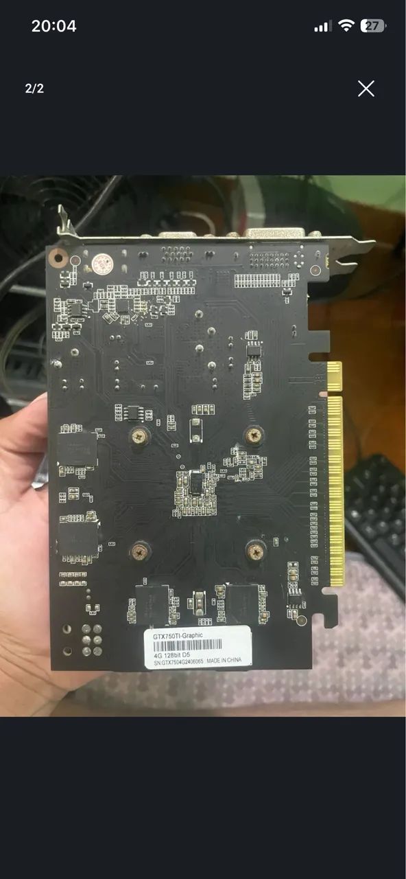 Placa de vídeo GTX 750ti 4gb - Foto 2