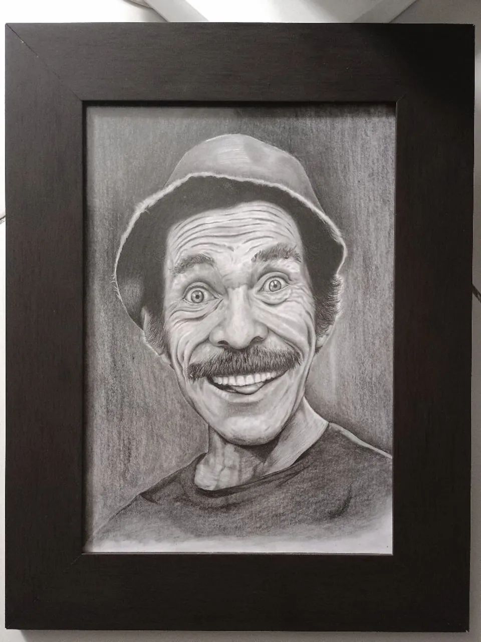 Desenho à mão emoldurado.  - Foto 4