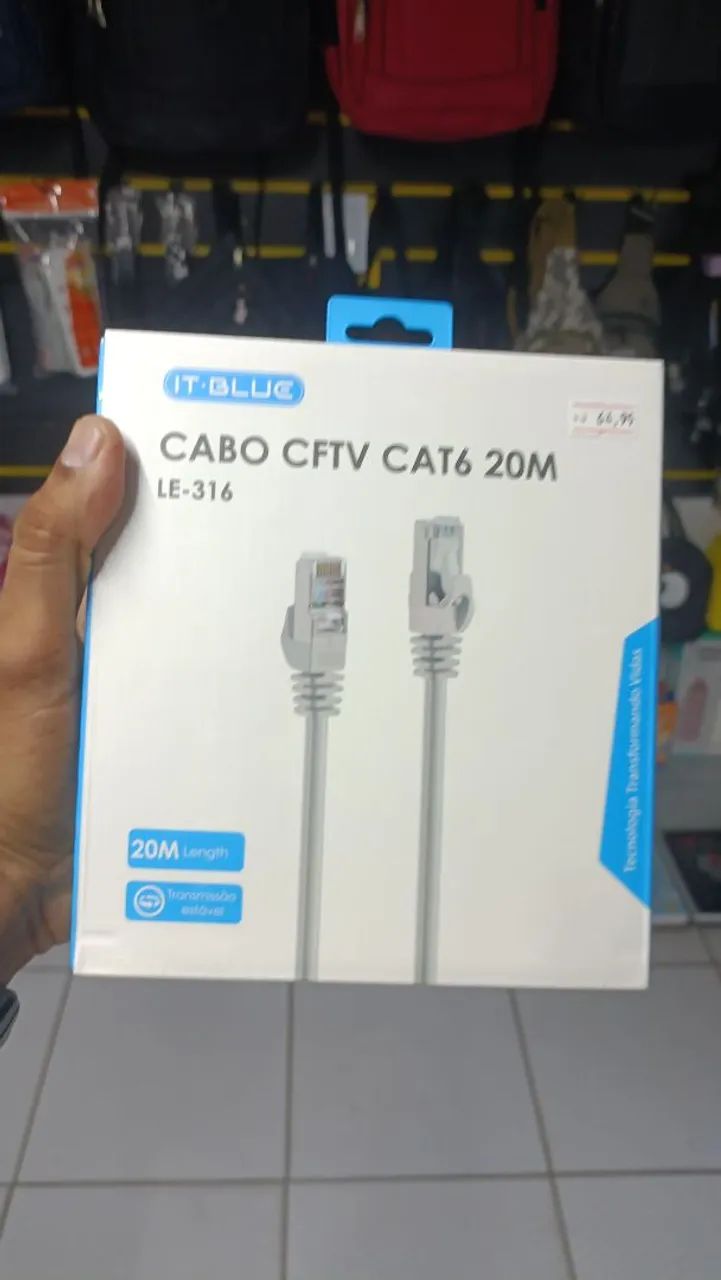 Cabo de rede Rj45 cat6 5 a 30 metros  - Foto 3