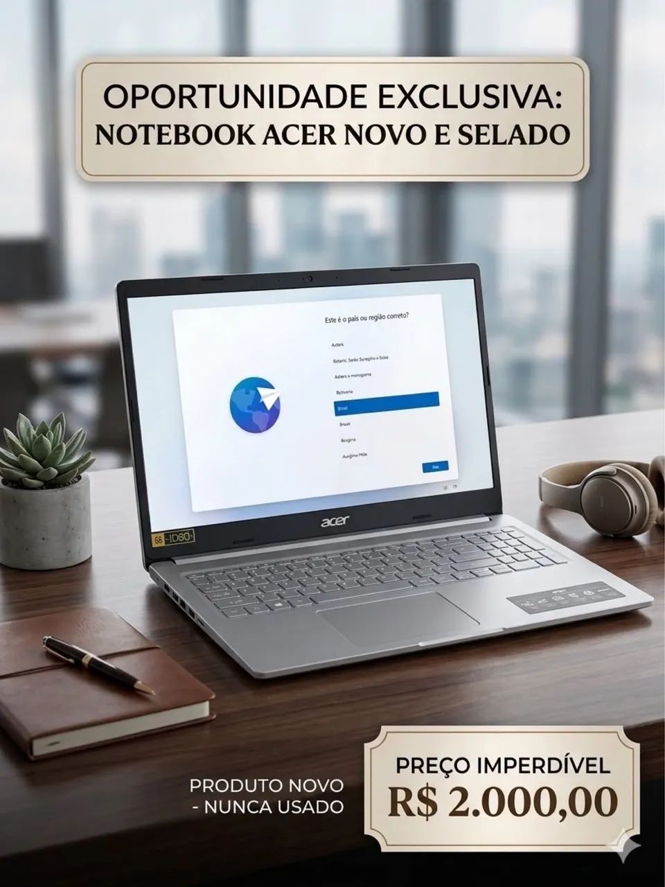 Notebook novo na caixa  - Foto 3