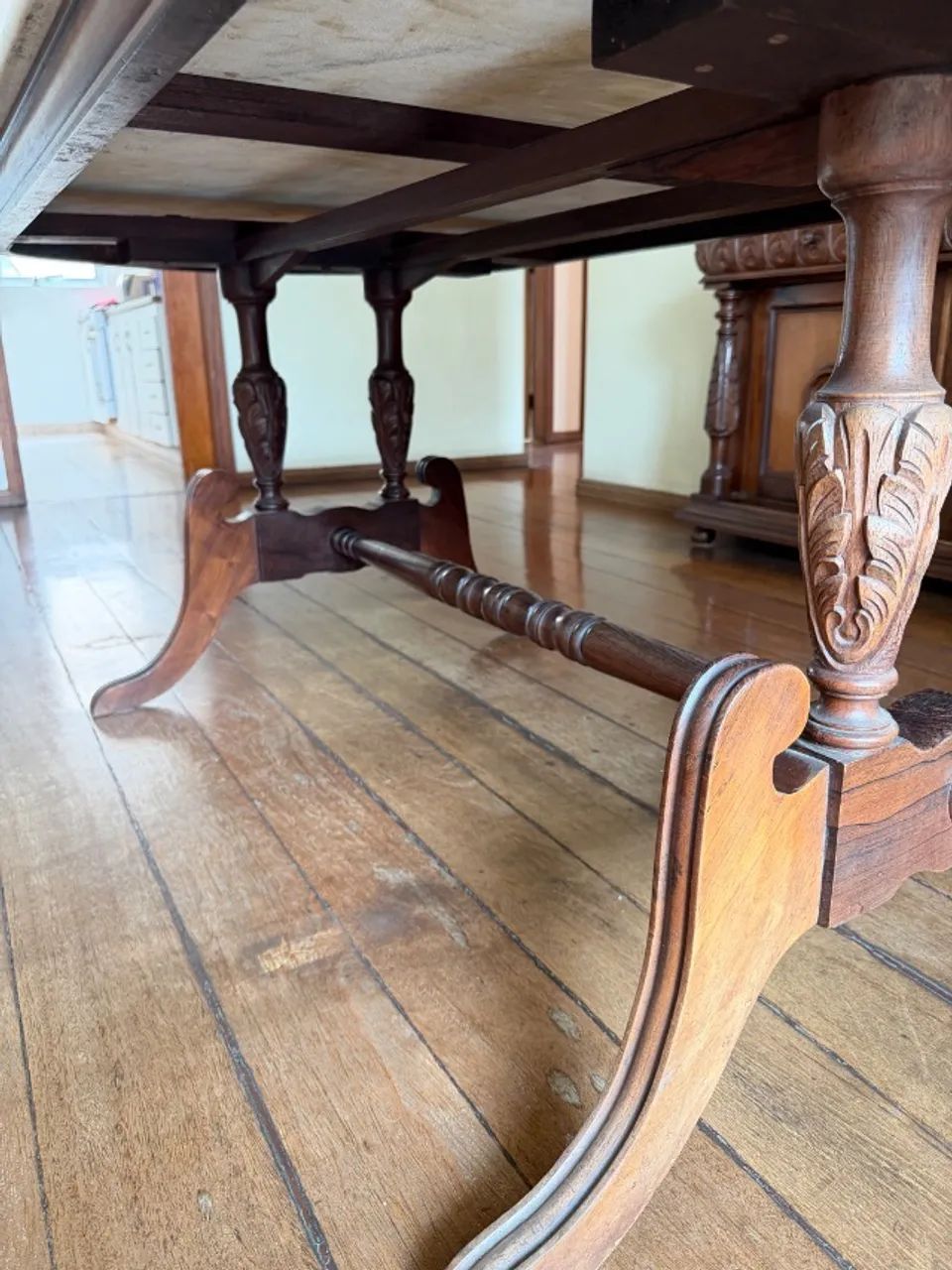 Mesa de jantar de mármore e jacarandá - Foto 3