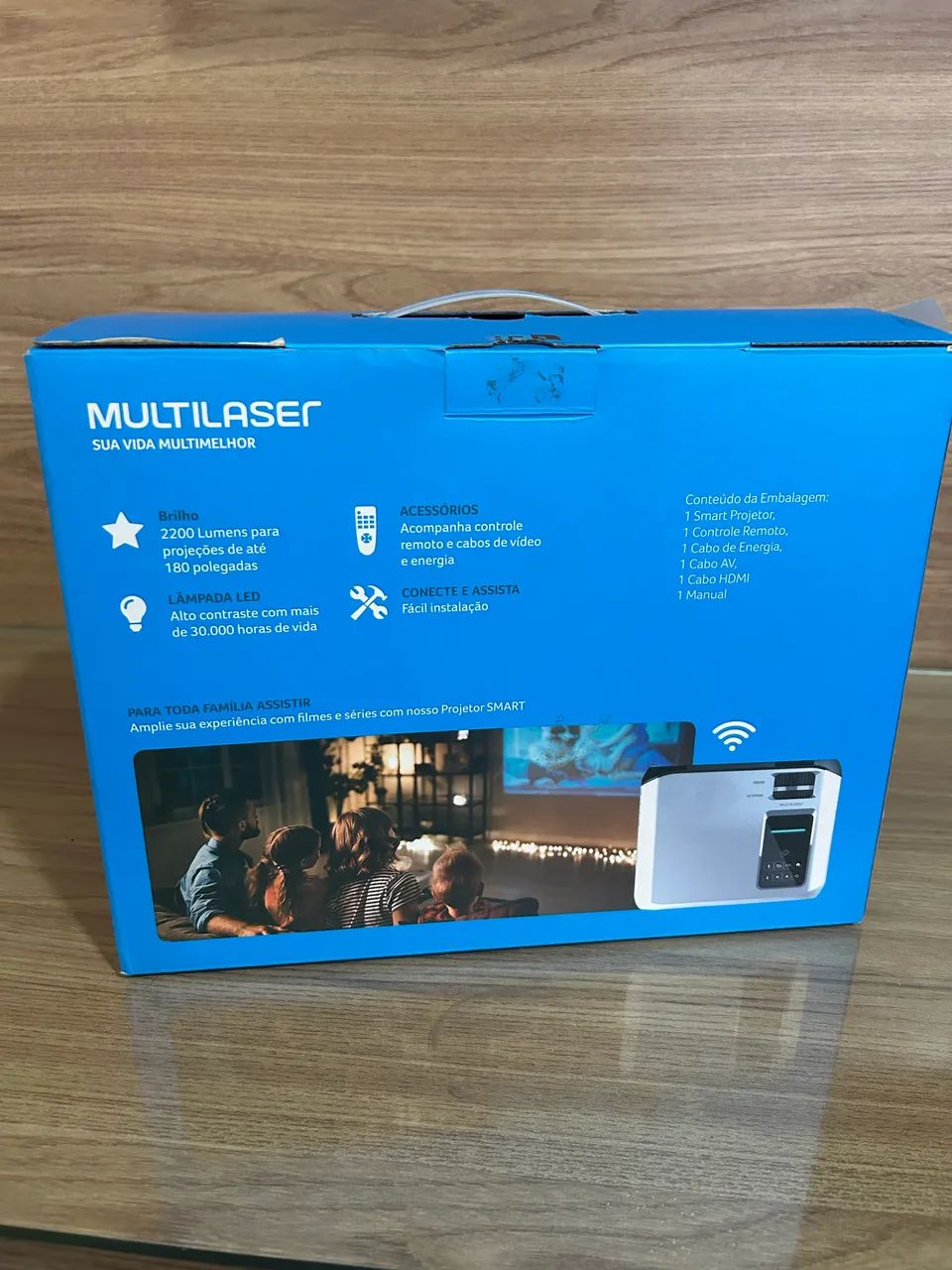 Smart Projetor LED Multilaser - Foto 4