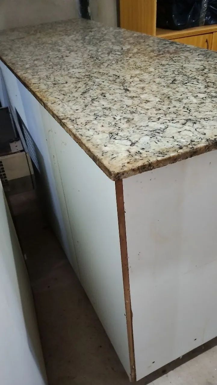 Balcão de cozinha de inox com mármore  - Foto 2