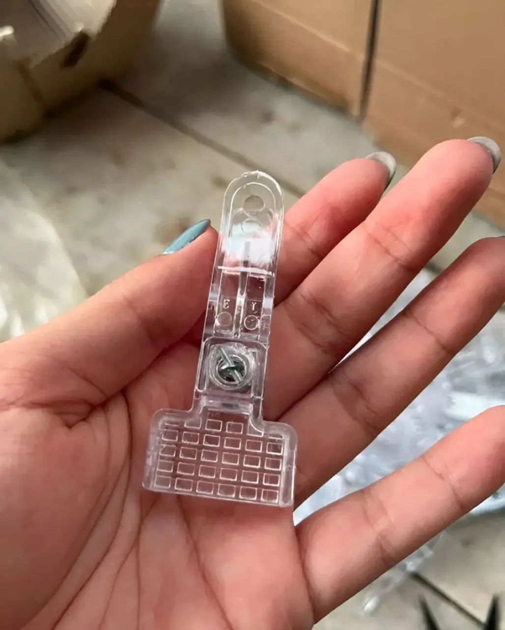 Pacote com 10 presilhas acrílica - Foto 4