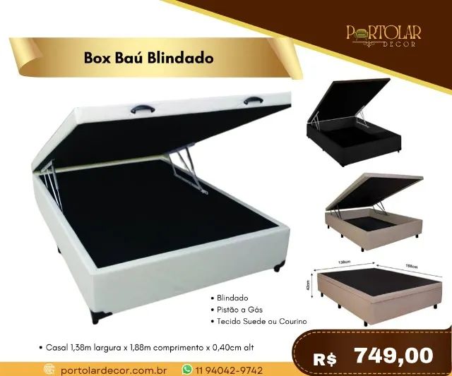 Box baú blindado, a pronta entrega 