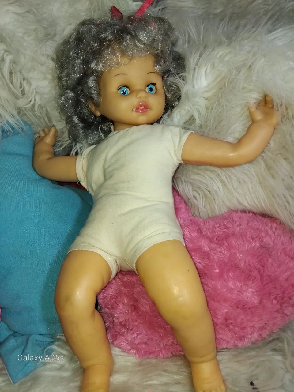 Boneca  antiga 40  cm - Foto 4