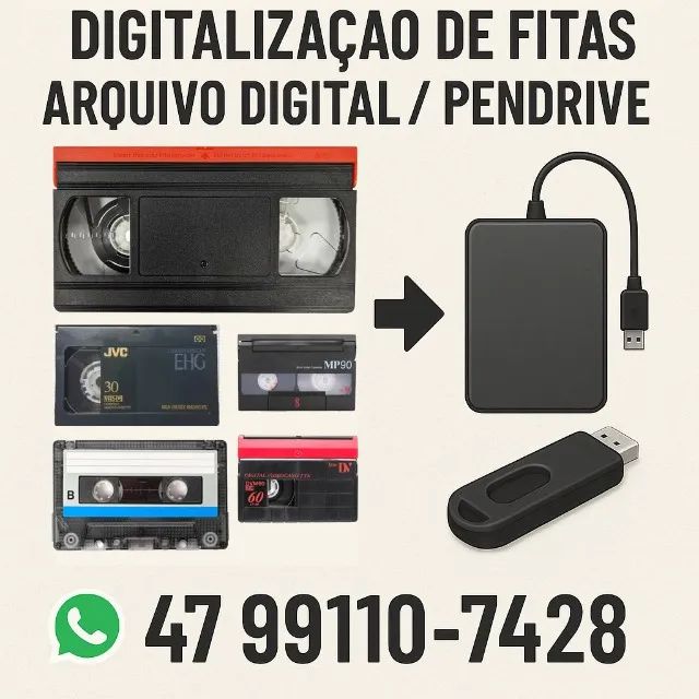 Conversão de Fitas VHS - Foto 3