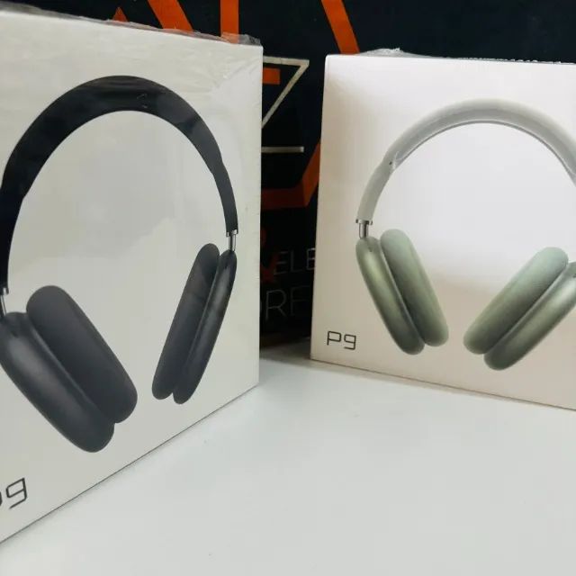 Fones de ouvido P9 Bluetooth dobráveis com microfone - Foto 2
