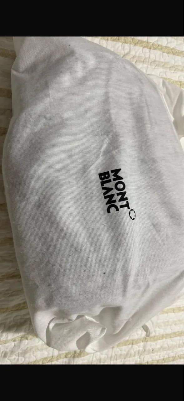 Mochila Mont blanc couro original - Grande - Foto 5