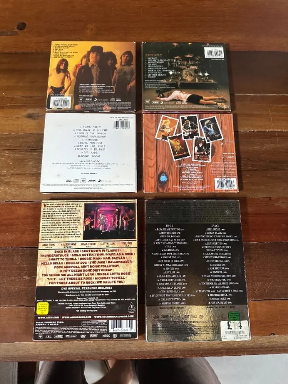 AC DC - Lote c/ 4 CDS + 3 DVDS + CAMISA - Foto 2