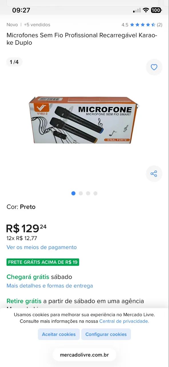 Microfone Bluetooth  - Foto 4