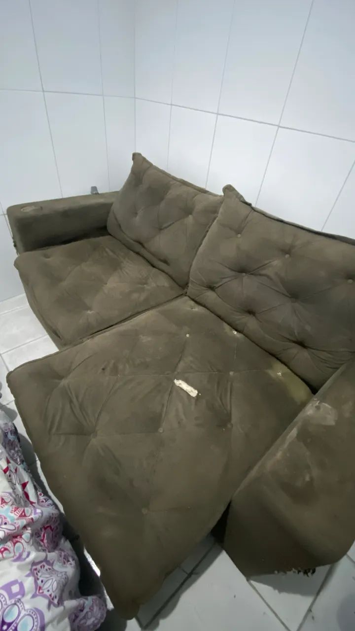Sofá retrátil 3 lugares 2Metros  - Foto 3