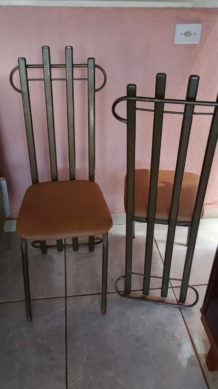 2 cadeiras de ferro  - Foto 2