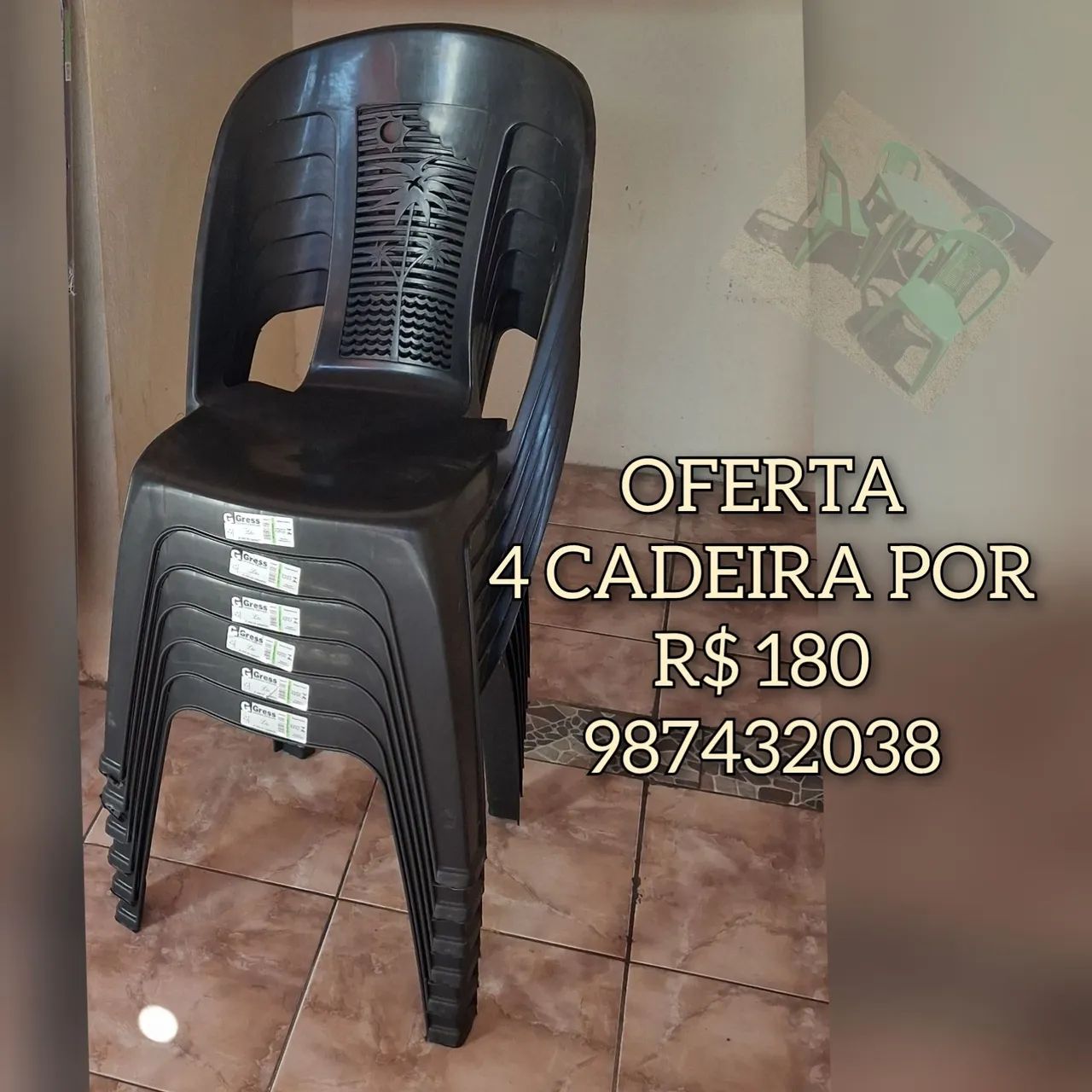 CADEIRA PLASTICA 