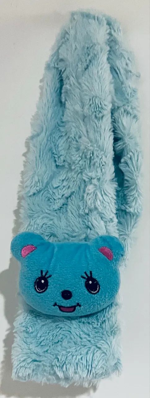 Cachecol infantil azul de cachorrinho  - Foto 4