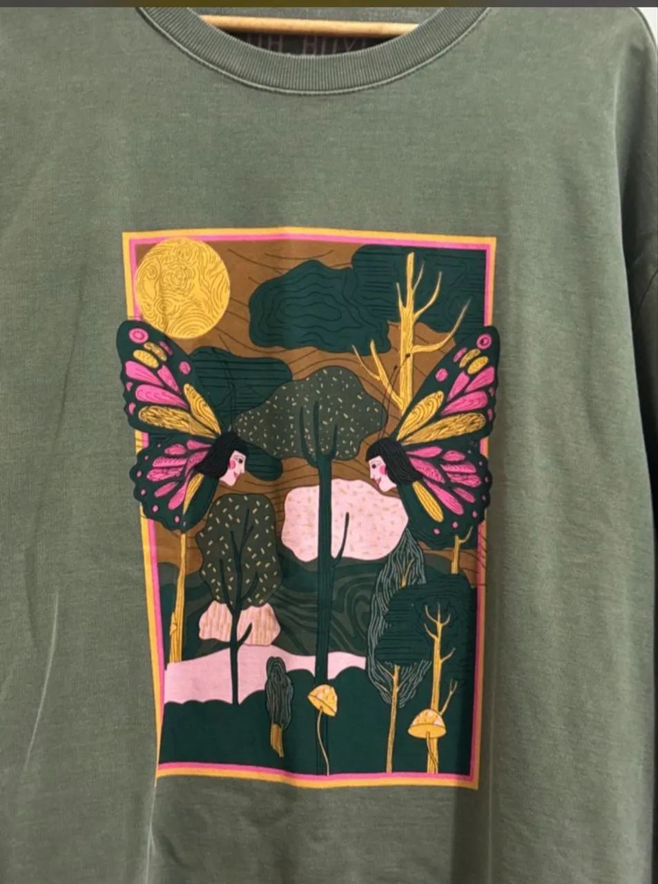 Blusa de moletom oh boy verde militar  - Foto 2