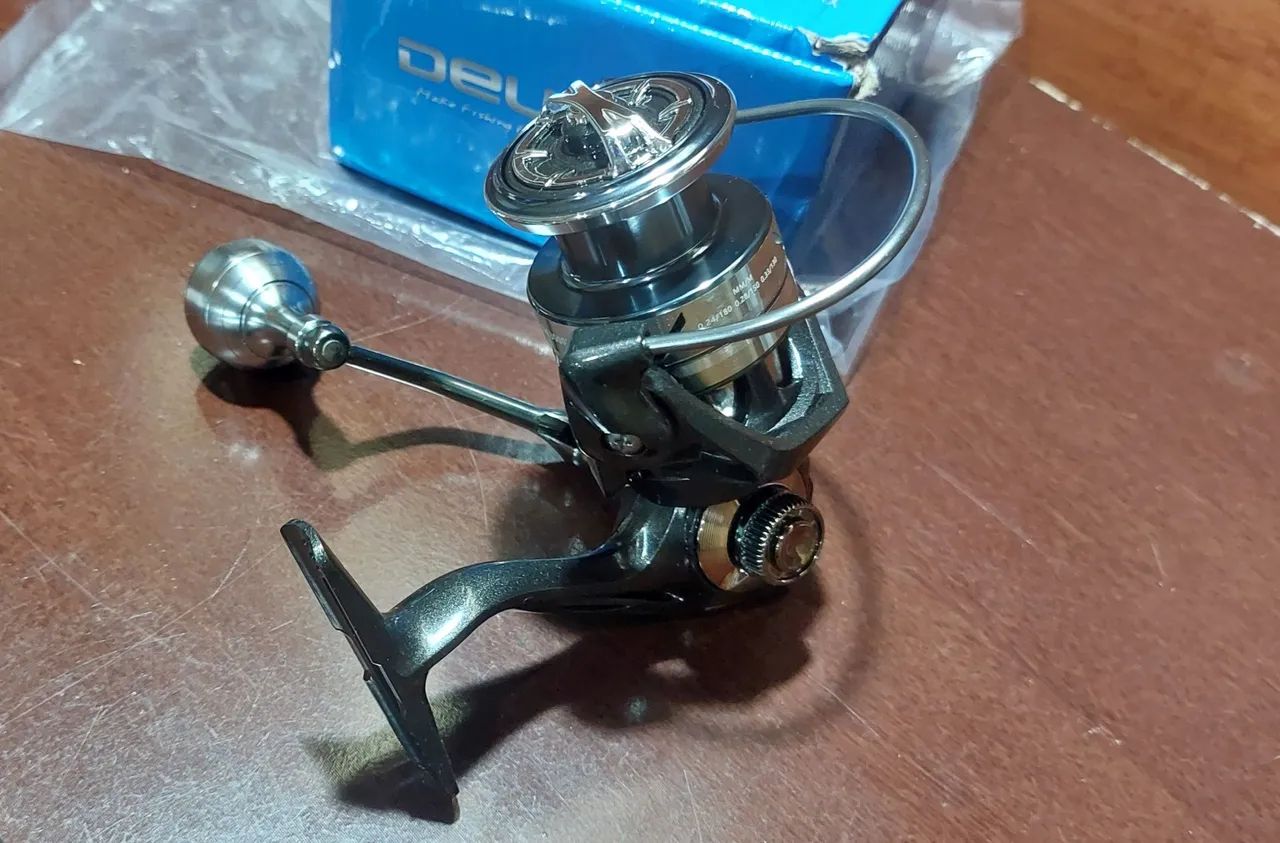 Conjunto de pesca NOVO vara e molinete  - Foto 5