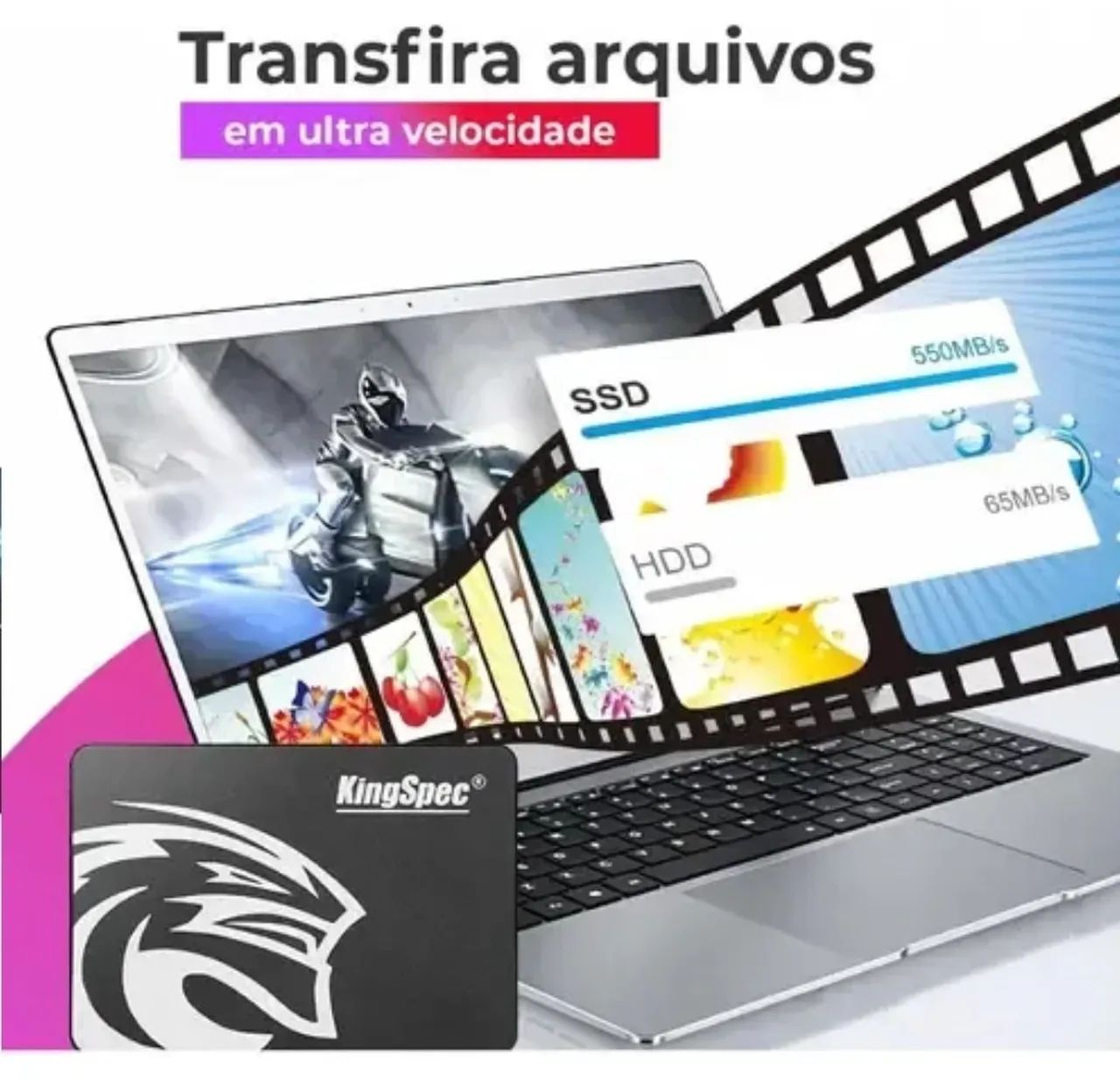 SSD Kingspec P4-120 120GB Para PC/Notebook/Xbox - Foto 4