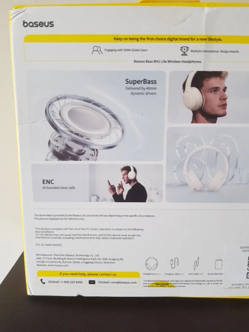 Headphone Bluetooth Baseus BH1 Lite - Foto 2