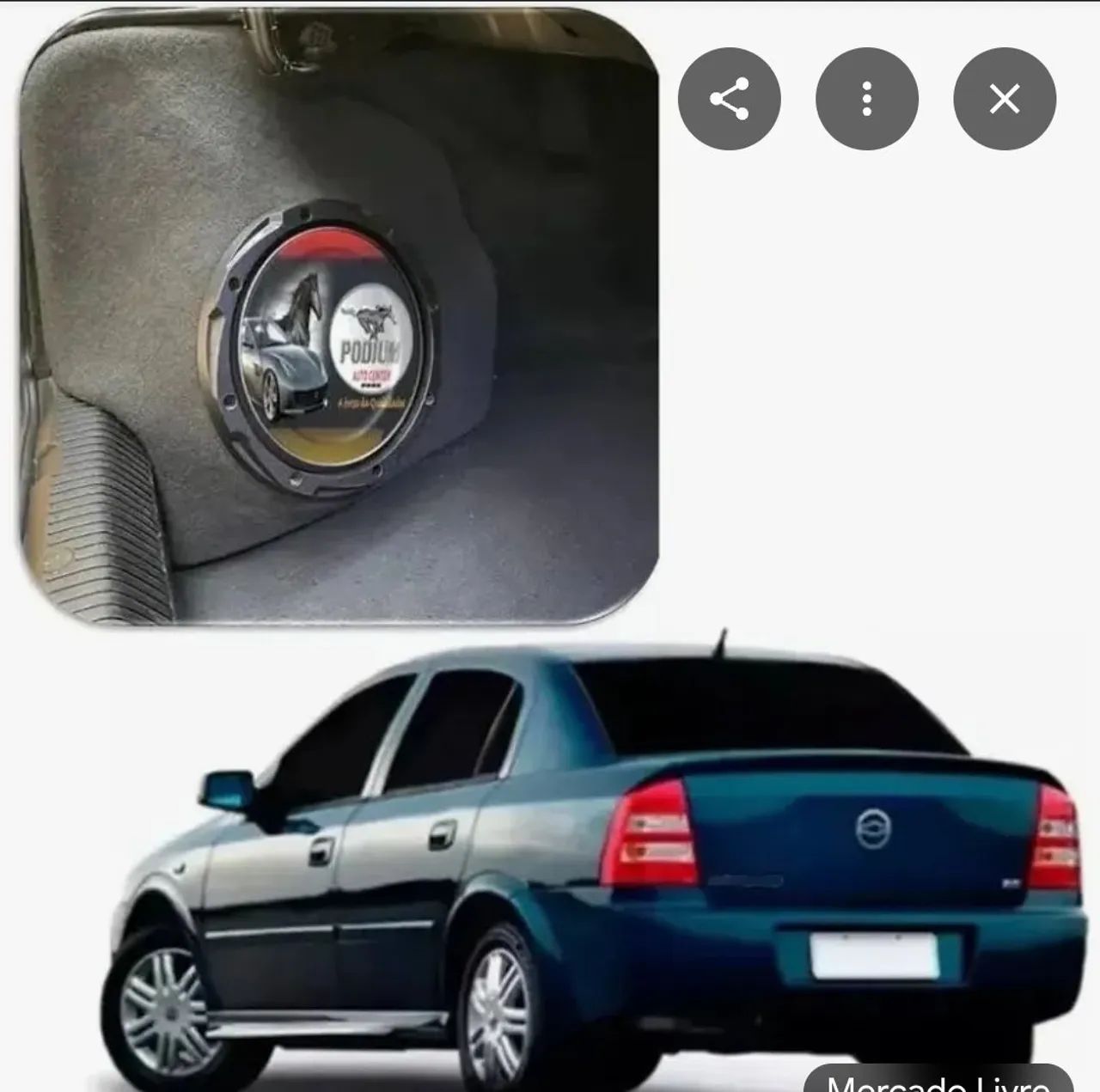 Caixa lateral do astra sedan