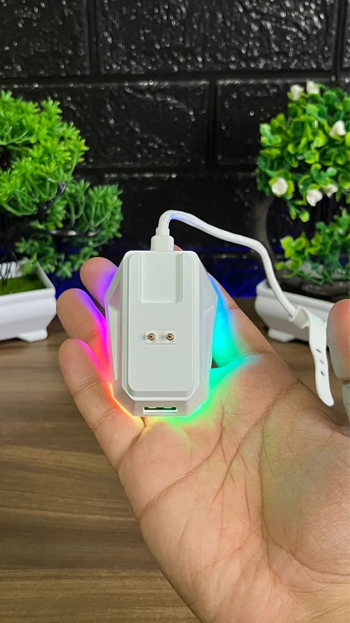Mouse Attack Shark X11 Branco - Foto 3