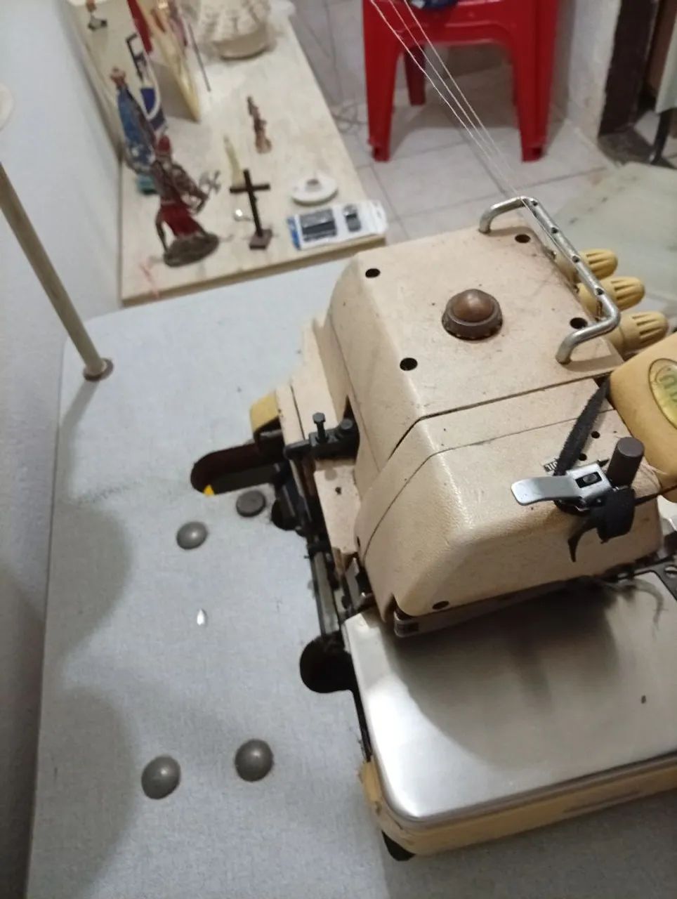Máquina overloque industrial usada em bom estado  - Foto 5