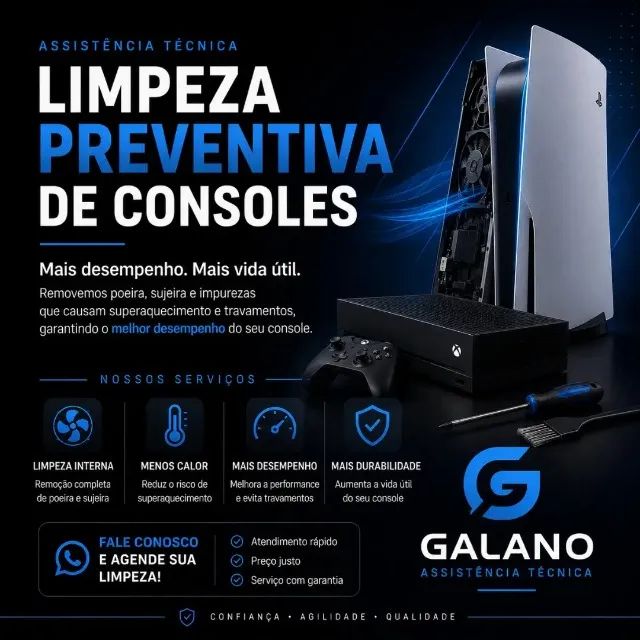 Limpeza Preventiva de Consoles