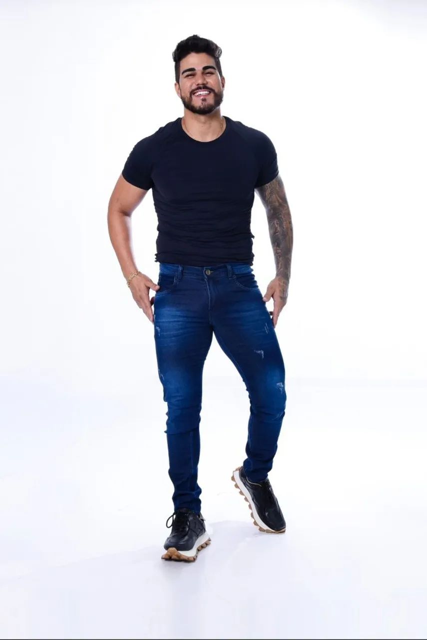 Calça Jeans Skinny com Elastano - Foto 4