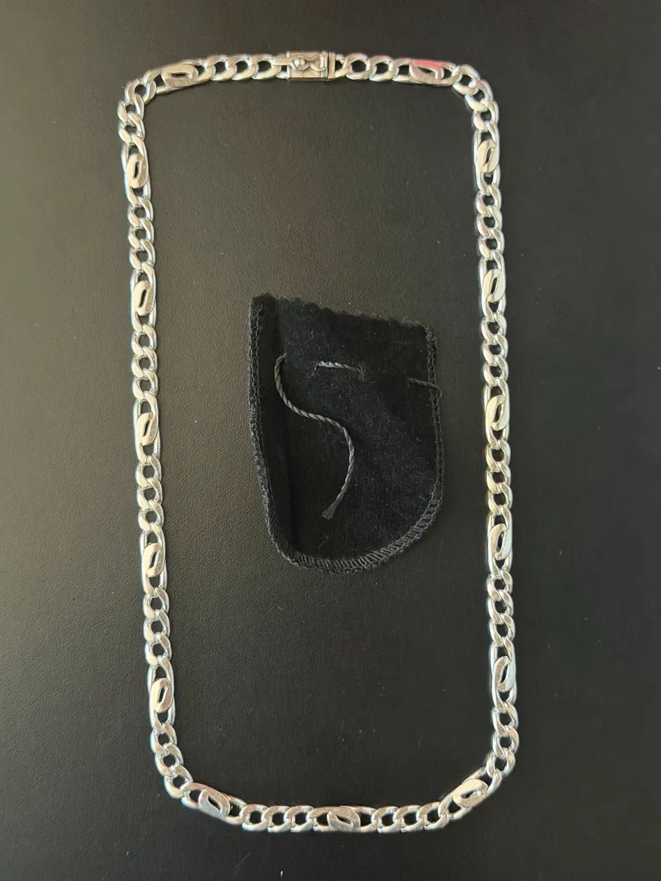 Lindo cordão de prata 950  - Foto 2