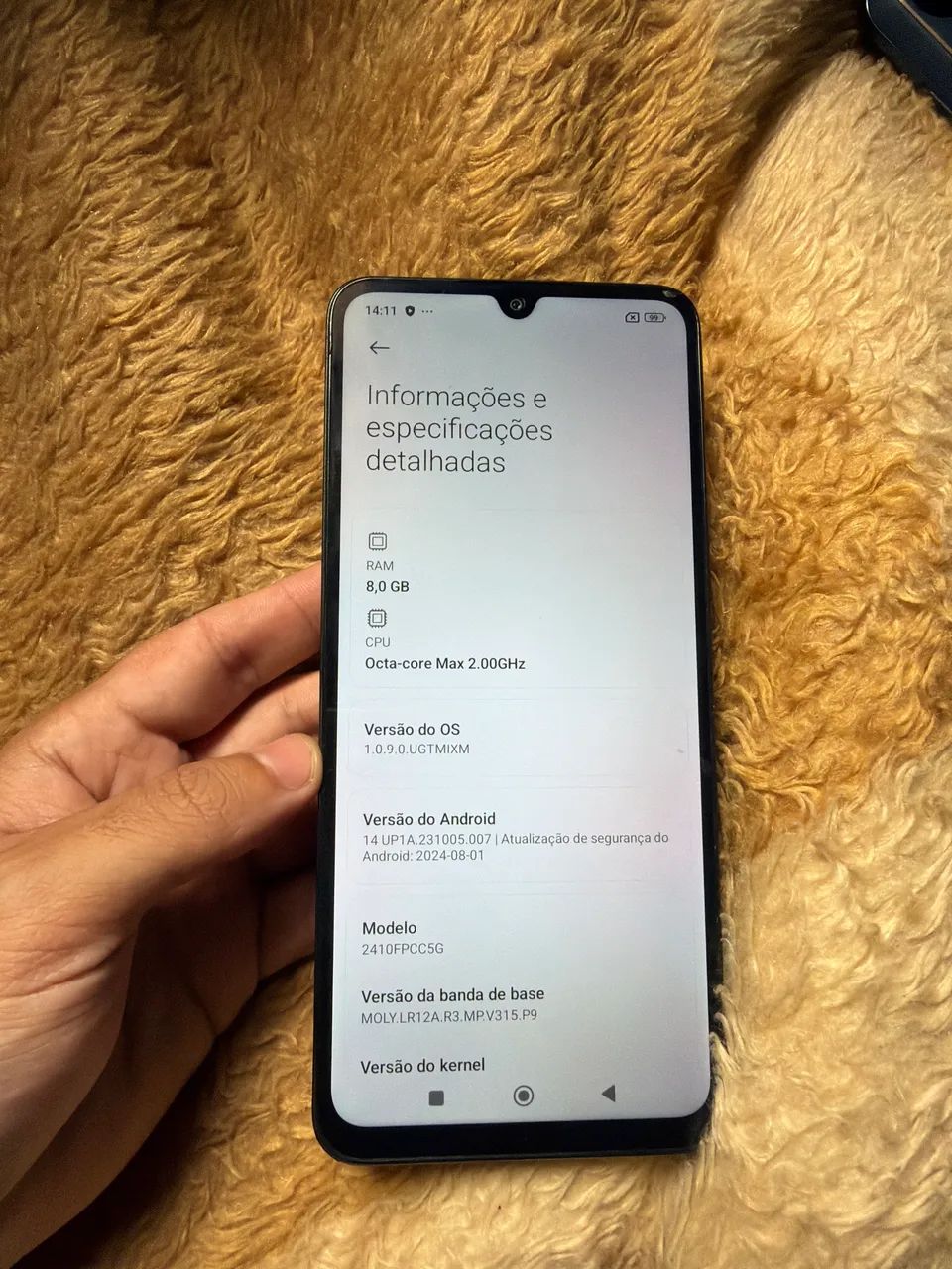 Poco c75 256gb com marcas  - Foto 2