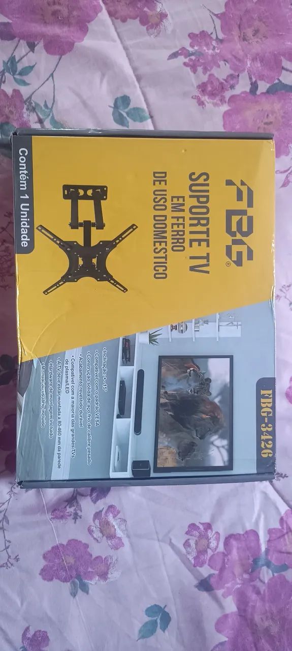 Suporte Tv tri articulado 14 a 58 polegadas universal 