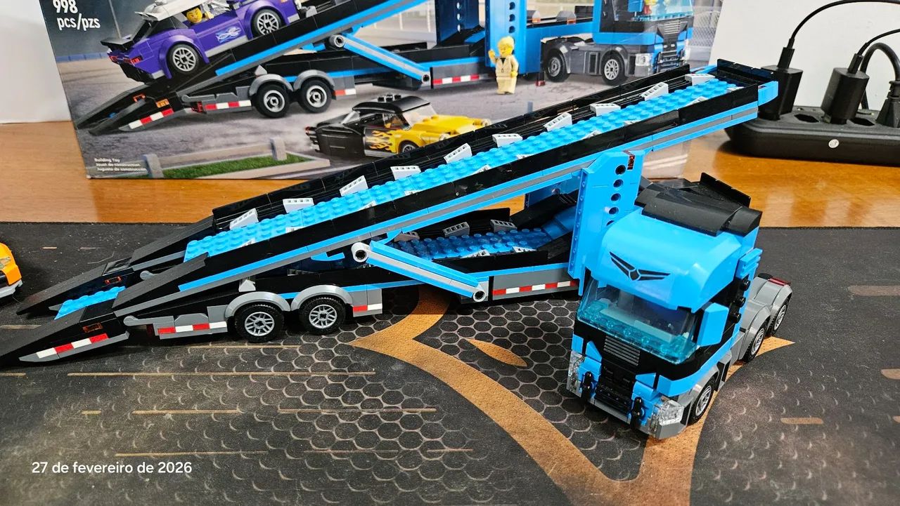 Lego caminhão cegonha 60408 - Foto 4