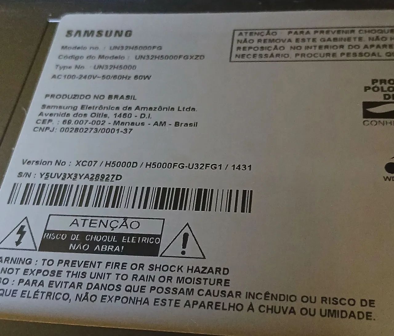 UN32H5000FG - Foto 3