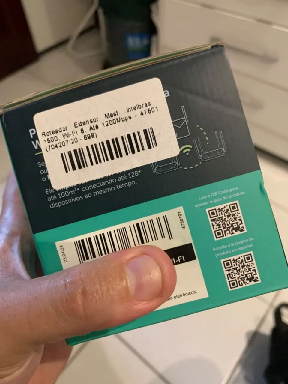 Repetidor de sinal e extensor Wifi Intelbras EX 1500 - Foto 2