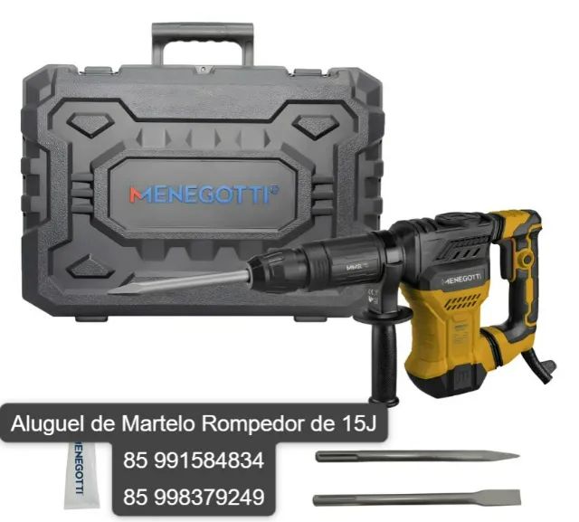 Aluguel De Martelo Rompedor Menegotti 15j 6kg 