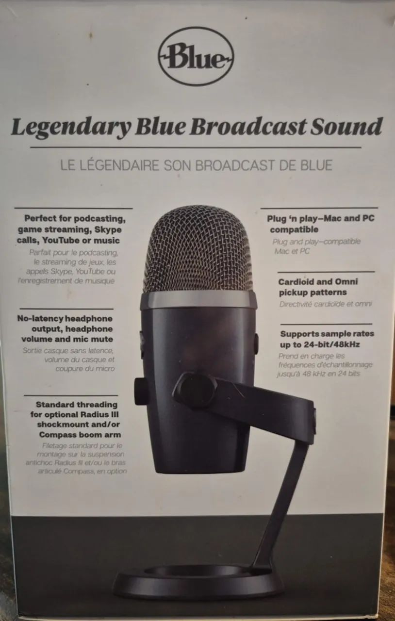 Microfone Logitech Blue Yeti Nano - Foto 5