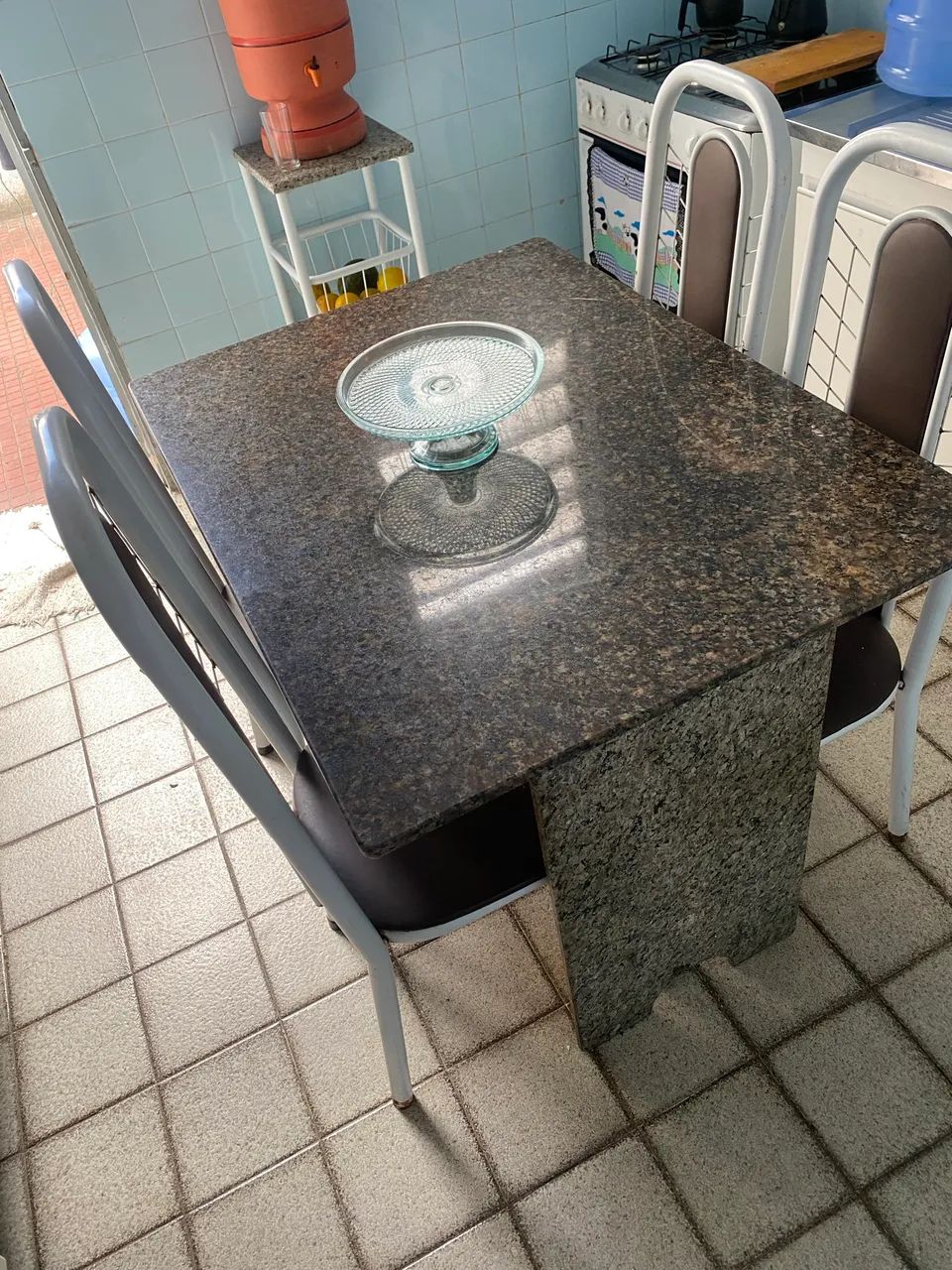 Mesa de M ármore 6 Cadeiras - Foto 2