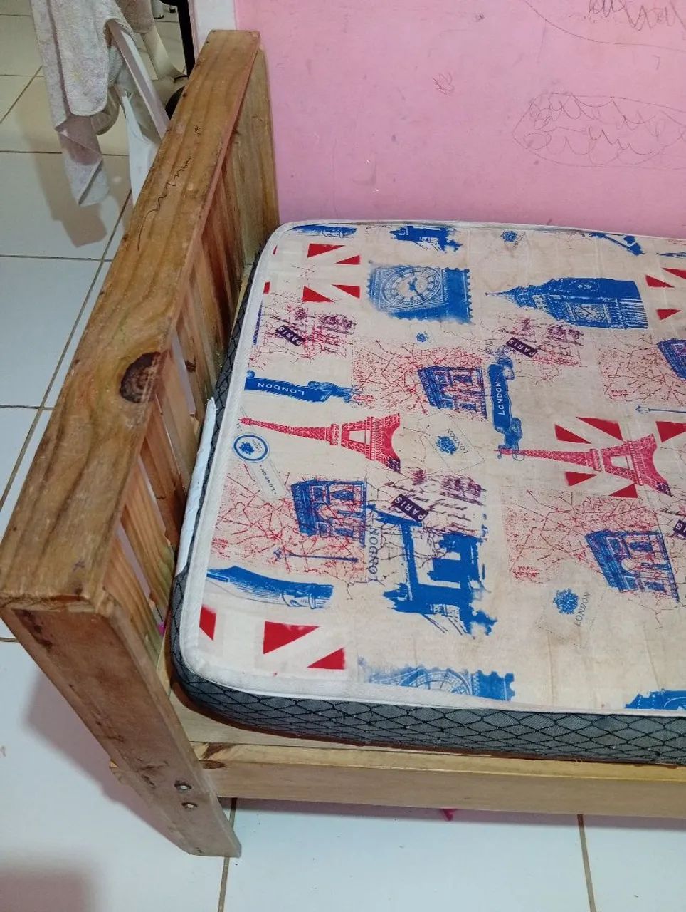 Cama infantil em madeira  - Foto 3