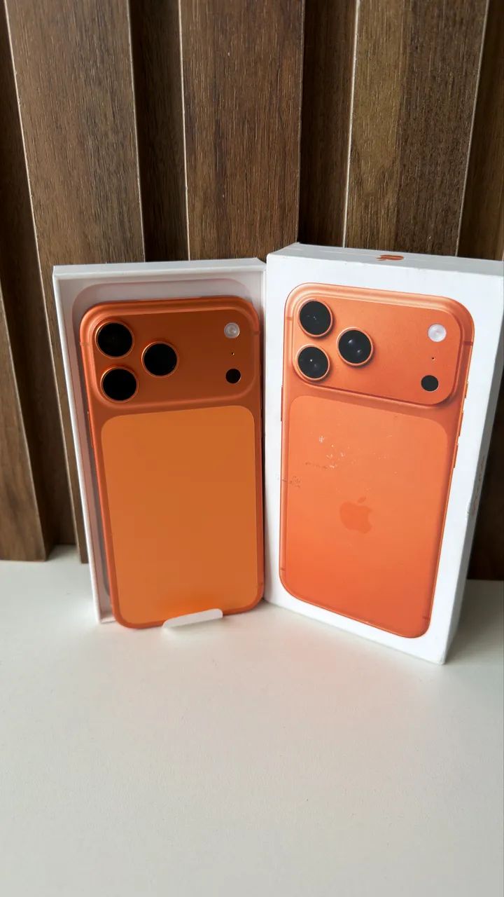 iPhone 17 Pro Max Laranja Cósmico - Anatel c/nota 
