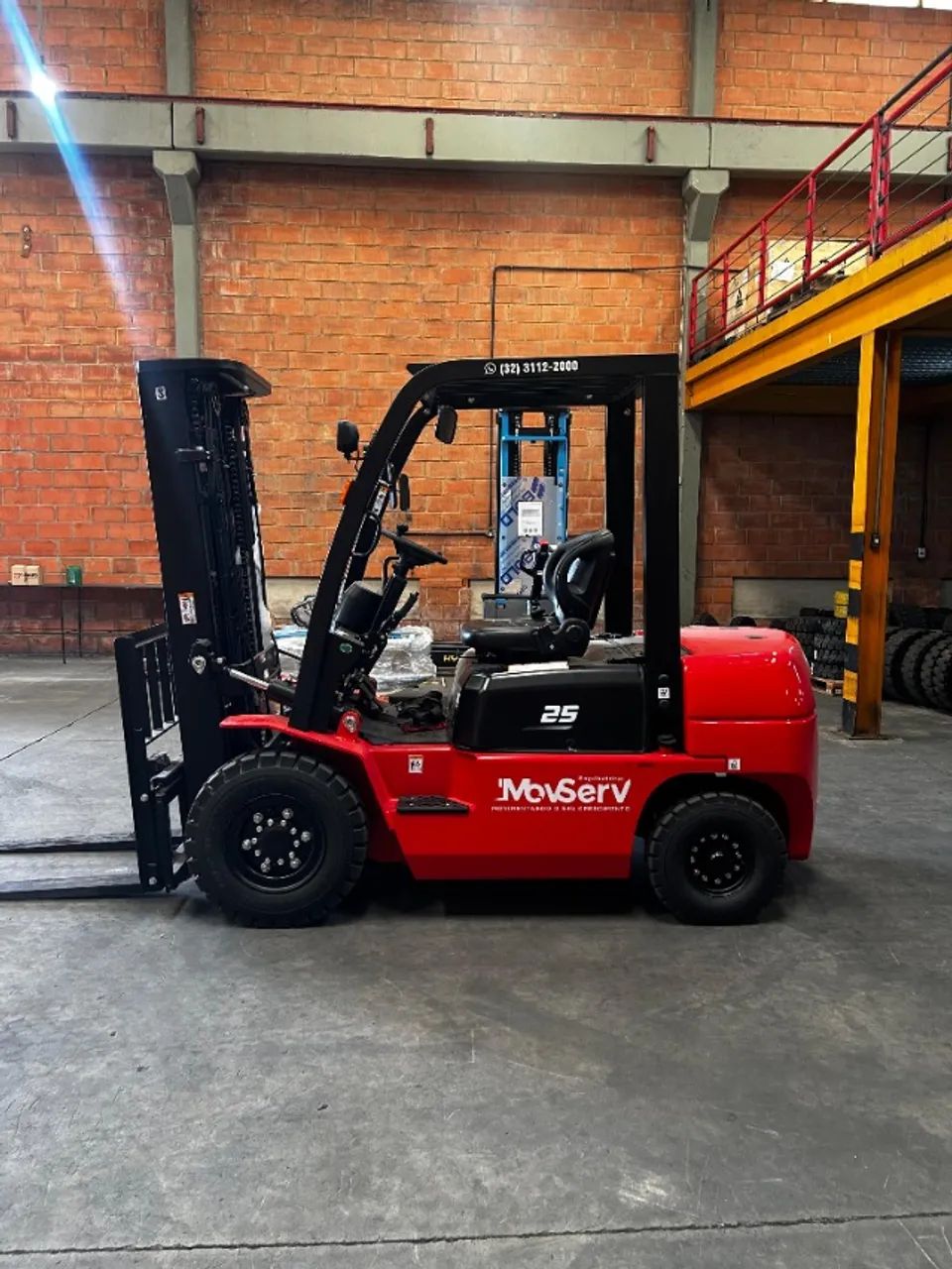 Empilhadeira Diesel Hangcha - 2,5 toneladas - 3 metros - Duplex - Foto 2