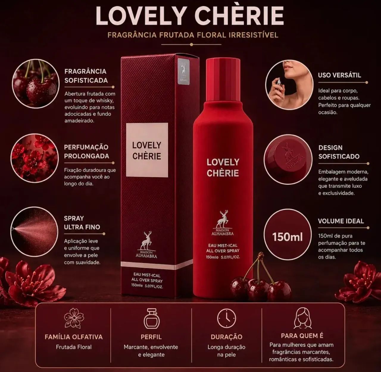 Perfume Árabe - Lovely cherie