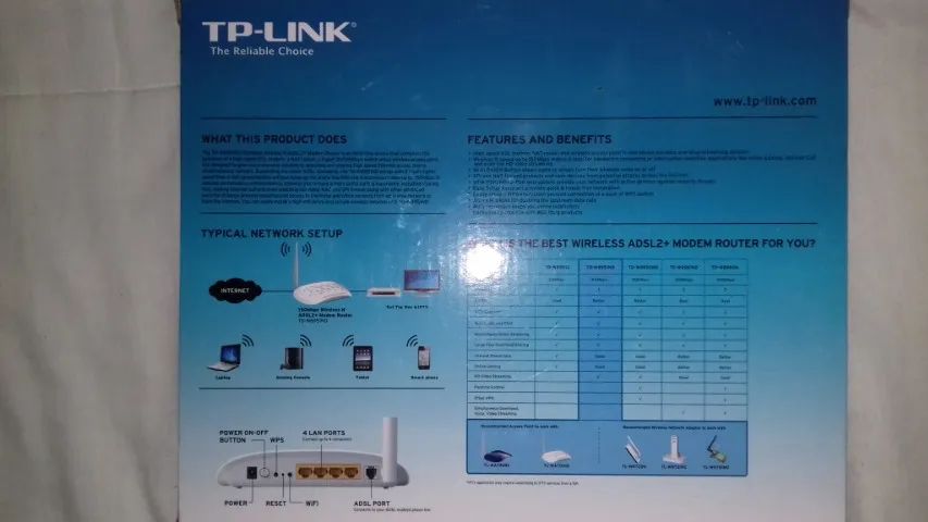 Tp-Link Modem Roteador usado 60 reais. Funcionando com fios e cd de instalação - Foto 2