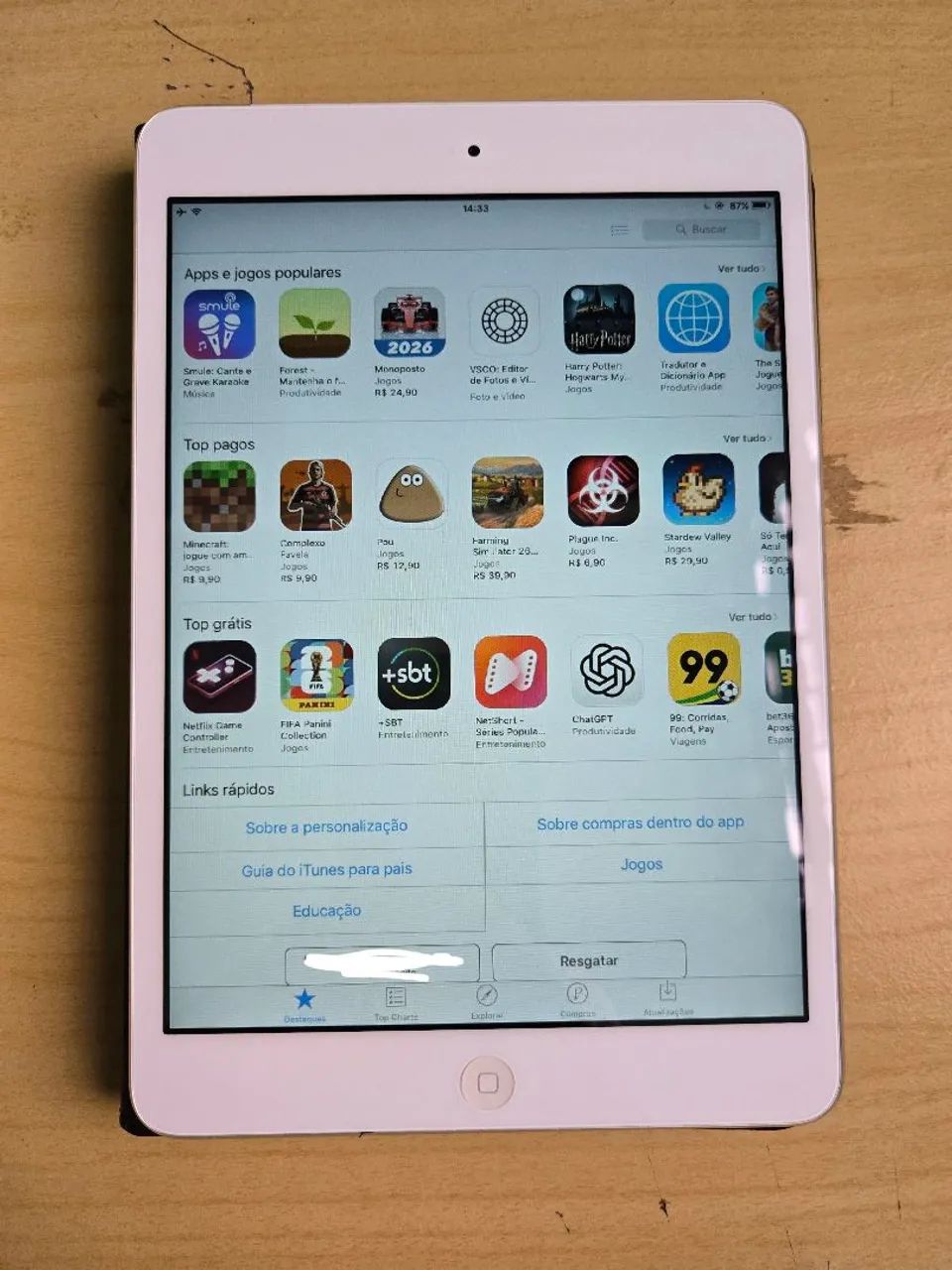 IPAD 1 ZERO SEM MARCAS!