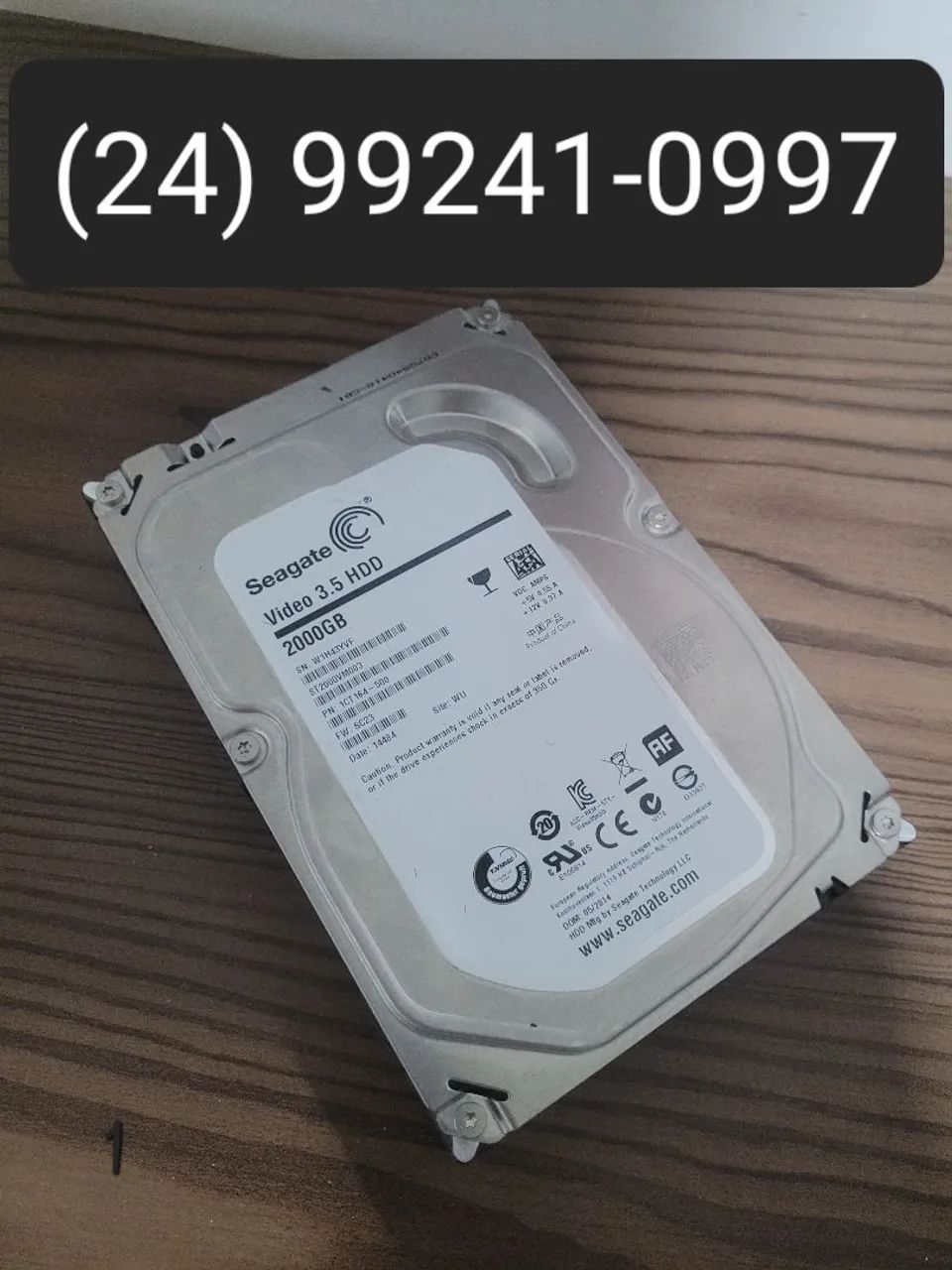 HD 2 TB Seagate 100% Perfeito